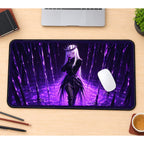 Purple Thorn Queen desk mat — product mockup 1