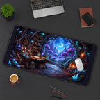 Wizard Study and Moonlit Woods desk mat — product mockup 3