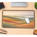 Sage and Amber Rolling Hills desk mat — product mockup 1