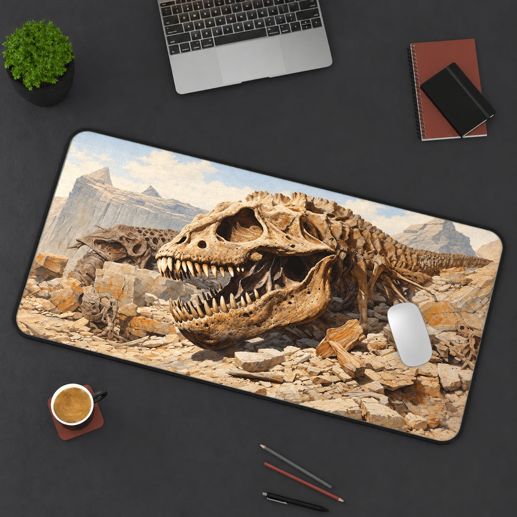 Dinosaur Fossil Discovery Desk Mat — product mockup 3