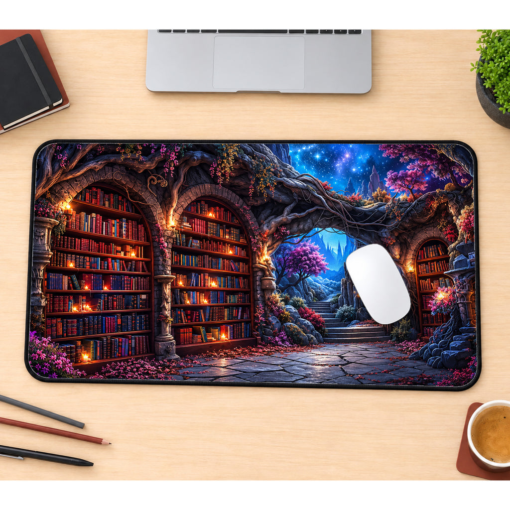 Enchanted Tree Archive Desk Mat — product mockup 1