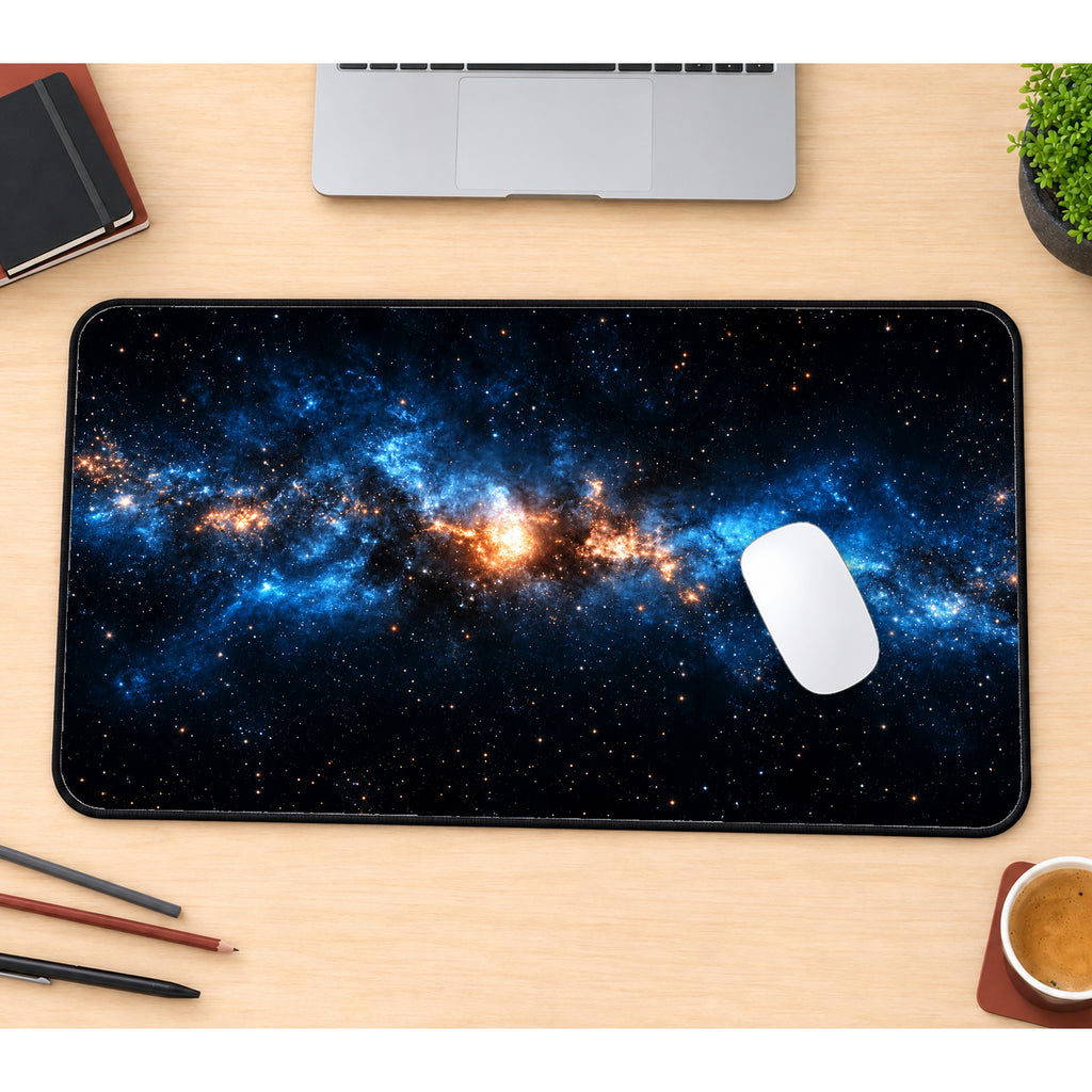 Quiet Deep Space Desk Mat — product mockup 1