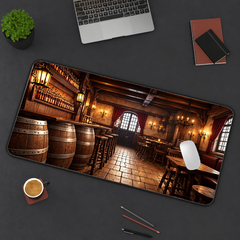 Rustic Tavern Desk Mat — product mockup 3