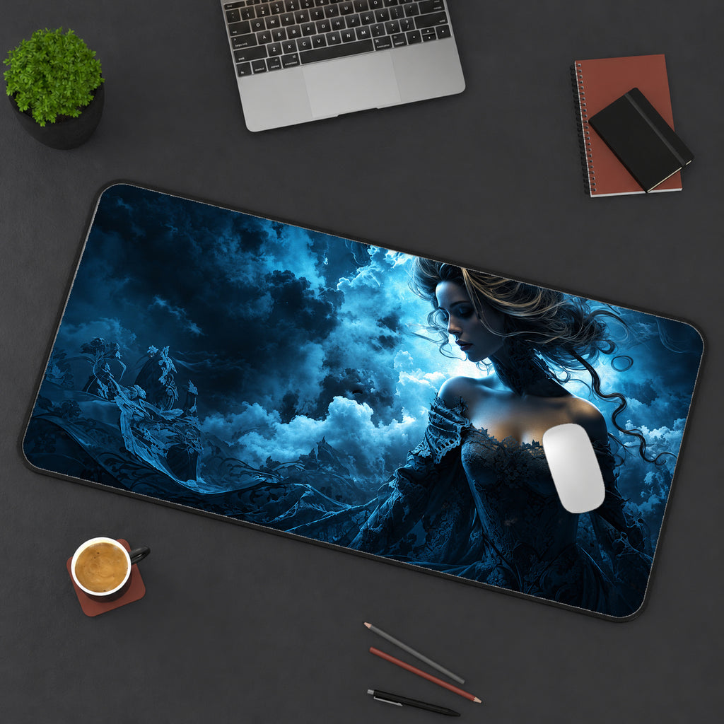Moonlit Ocean Dream Desk Mat — product mockup 3