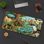 Conspiracy Theories Desk Mat Mousepad — workspace mockup 3